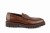 buty typu loafers ze skóry groszkowej na grubej podeszwie