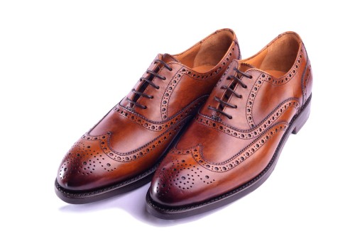 Berwick 3561 Cuero Oxford, full brogues, pełne brogowanie, męskie oxfordy, zamknięta przyszwa, ręcznie szyte obuwie, smart casual, styl półformalny