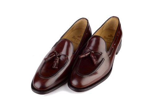 Berwick 2561 Cordovan Red Brown Loafer skóra końska cordovan