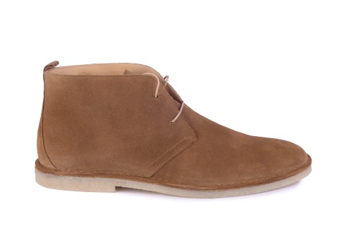 chukka boots ze skóry zamszowej