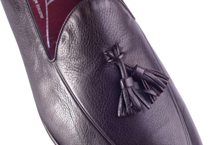 Fratelli Borgioli Tassel Loafer buty wsuwane brązowe