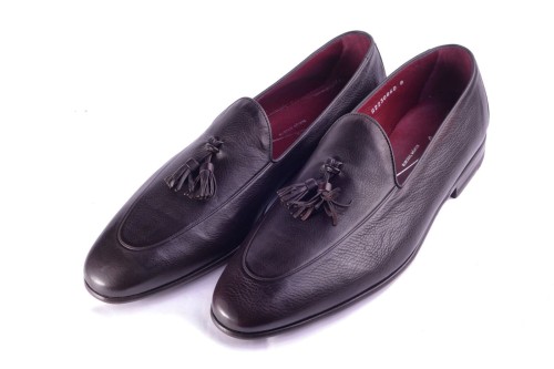 Fratelli Borgioli Tassel Loafer buty wsuwane brązowe