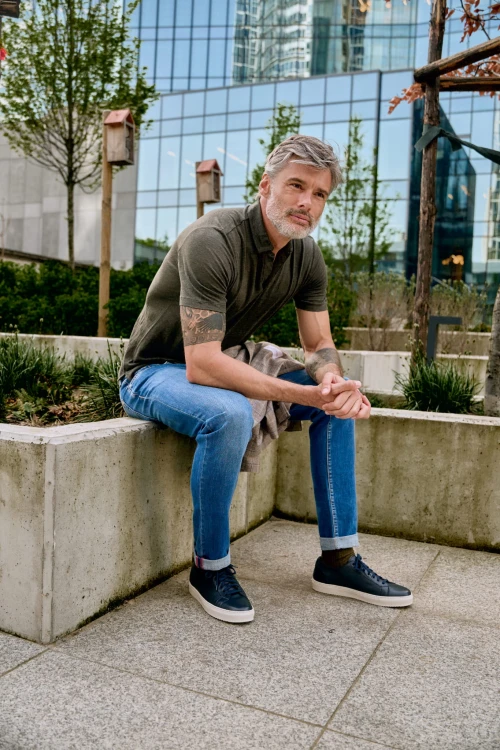 partigiani sneakers skórzany granatowy.jpg
