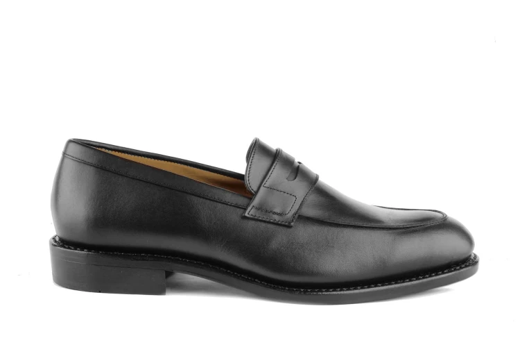 Penny recznie-szyte-loafersy black partigiani.jpg