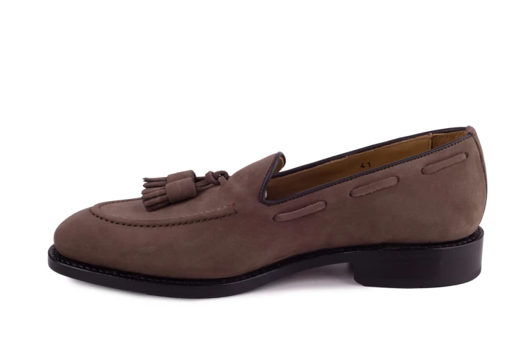 ręcznie szyte loafersy męskie
