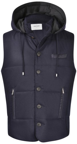 kamizelka wełniana granatowa