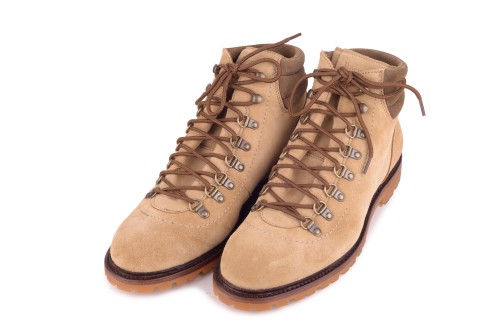 zamszowe buty górskie, skórzane buty janus