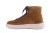 Sneakersy partigiani wysokie high top z zamszu jasnobrązowe