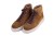 Sneakersy partigiani wysokie high top z zamszu