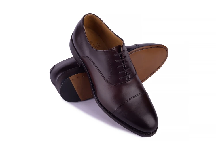 Buty Berwick, metoda pasowa, buty szyte, brązowe formalne buty do garnituru