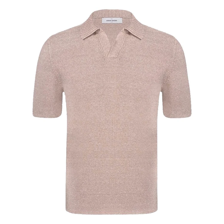polo gran sasso linen beige polo lniane.jpg