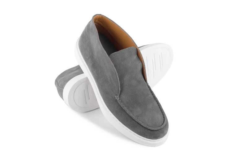 zamszowe buty za kostkę