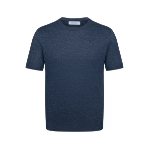 GRAN SASSO T-shirt 100% len indygo