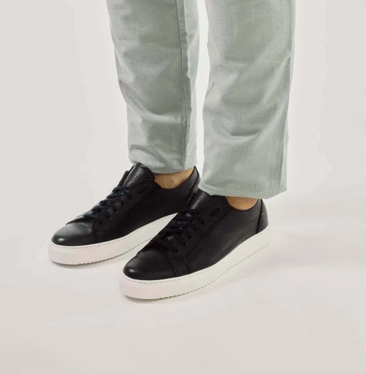 navy sneakers