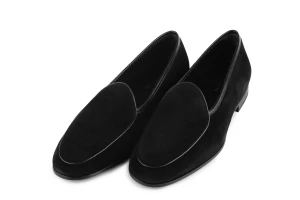 Partigiani 7184 Belgian Black Loafer
