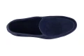 zamszowe mokasyny granatowe
