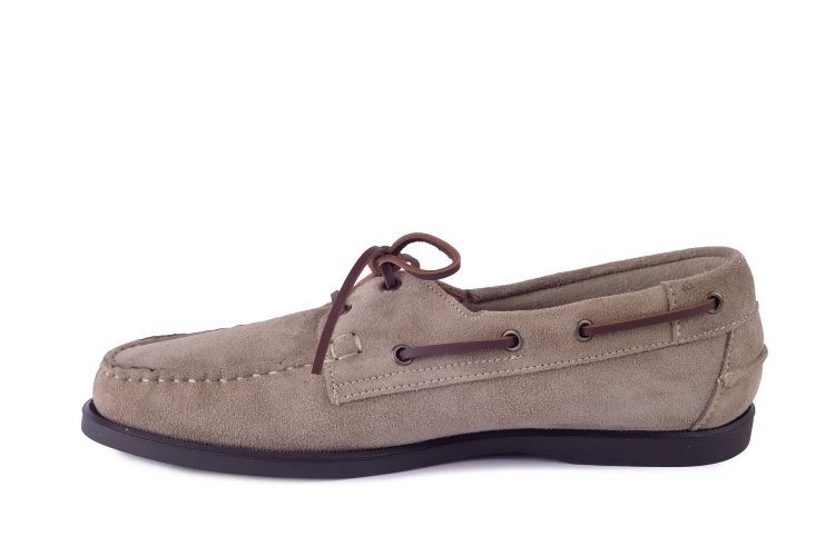 boat shoes ze skóry