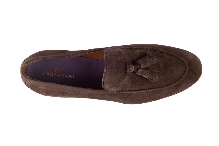 zamszowe loafersy