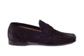 zamszowe penny loafers włoskie