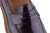 bordowe wsuwane loafersy