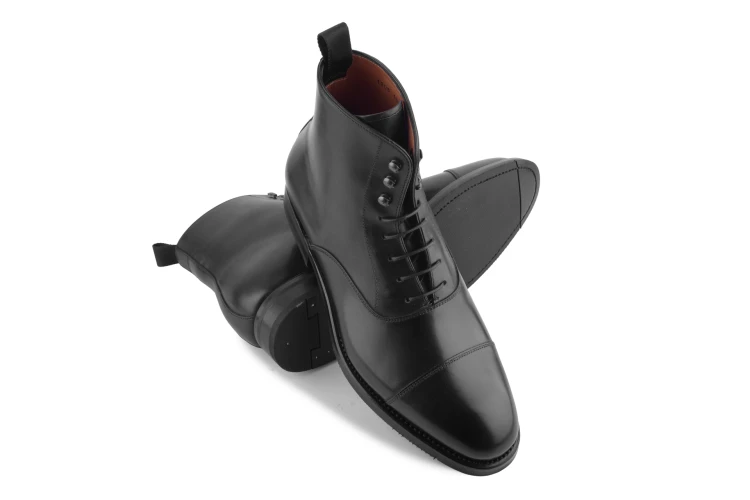 skórzane buty zimowe za kostkę