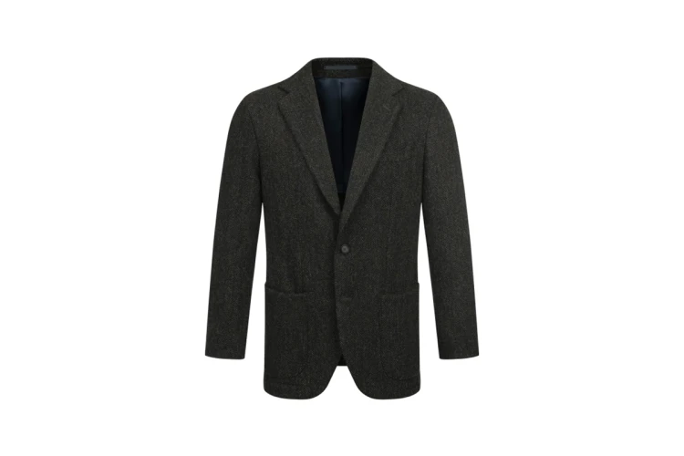 Marynarka Partigiani Harris Tweed Green