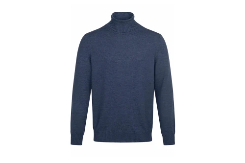 GRAN SASSO Golf Granatowy Wełna Merino