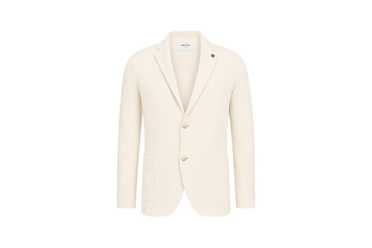 GRAN SASSO Marynarka Wełniana Ivory