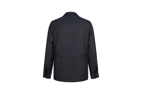 Overshirt marki Partigiani Marzotto Brown Wool