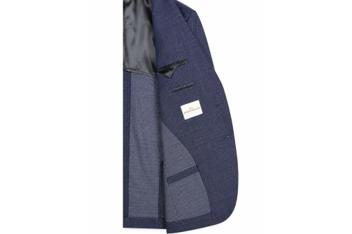 Wnętrze marynarka Partigiani Marzotto Blue Wool