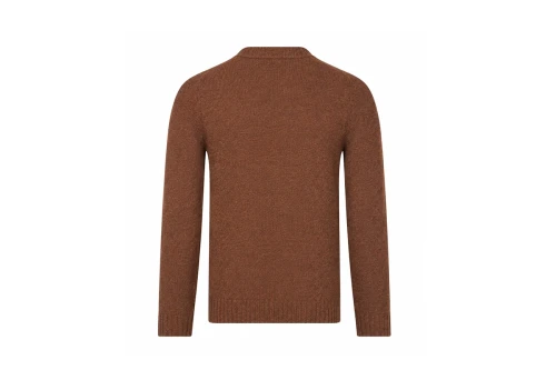 Brązowy sweter Shetland marki GRAN SASSO