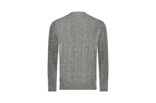 sweter warkoczowy meski