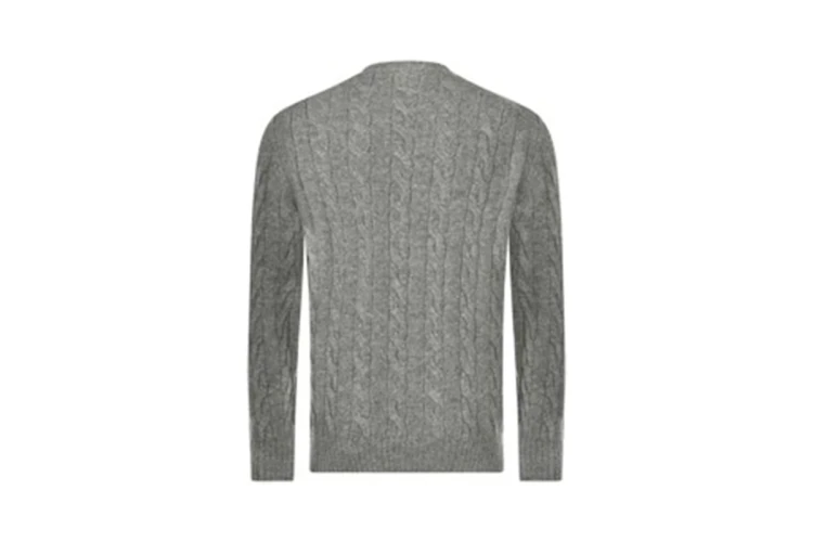 sweter warkoczowy meski