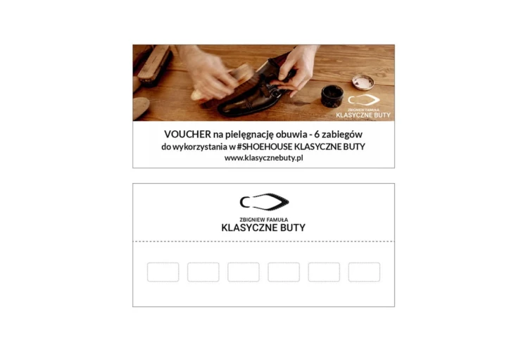 Voucher na pielęgnację obuwia 6 zabiegów