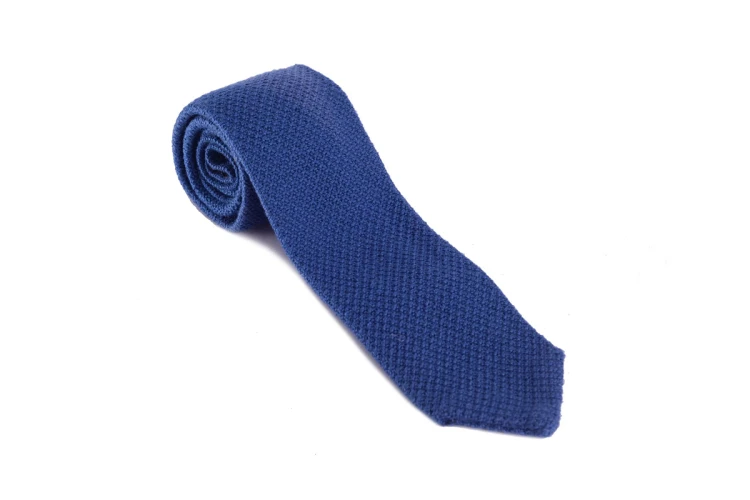 Krawat Wełniany Blue