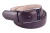 Pasek Berwick Moka, pasek męski do spodni, męski  skórzany pasek, belt, dark brown, ciemny brąz, skóra naturalna, srebrna klamra