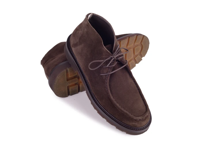 buty ze skóry zamszowej, derby jesienne