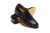 Partigiani 7740 Black Oxford, oxford plain toe, buty do ślubu, zamknięta przyszwa, skóra cielęca, skóra anilinowa, podeszwa skórzana