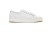 biały sneakers ze skóry jelenia