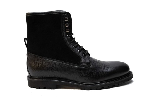 czarne buty za kostkę