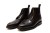 buty zimowe ze skóry cordovan