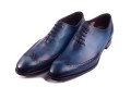 Barker Tennyson Blue/Print Oxford,oksfordy, oksford,oxford,do ślubu, ślub, mens shoes, wedding shoes