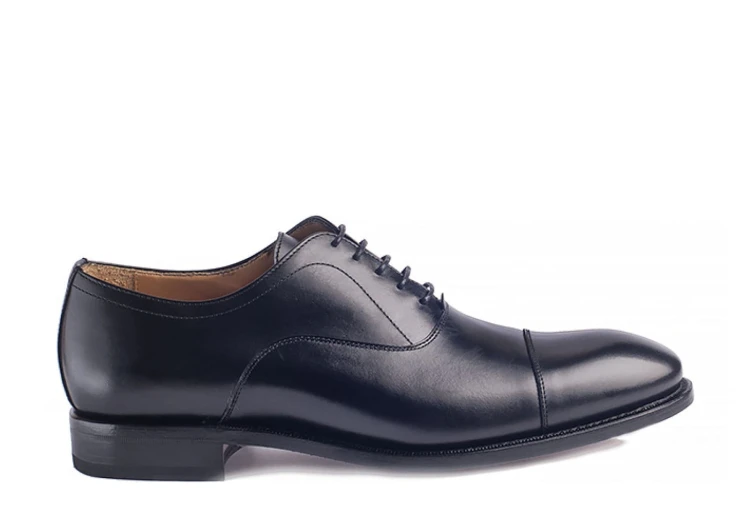 Berwick 3488 Black Rendenbach Oxford, oxfordy cap toe, zamknięta przyszwa