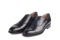Berwick 3488 Black Rendenbach Oxford, oxfordy cap toe, zamknięta przyszwa, goodyear welted, skóra cielęca, skóra anilinowa, podeszwa skórzana rendenbach,