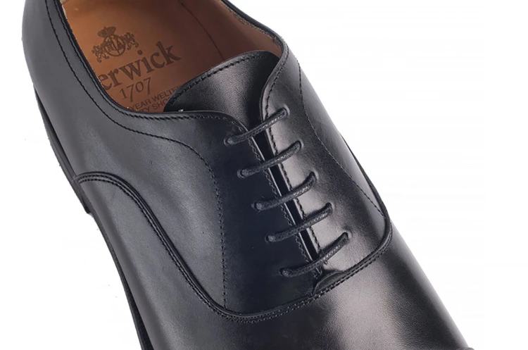 Berwick 3488 Black Rendenbach Oxford,  skóra cielęca, skóra anilinowa, podeszwa skórzana rendenbach,  czarny, black, styl formlany, skóra anilinowa, buty do garnituru, buty na ślub, szersza stopa, wyższe podbicie