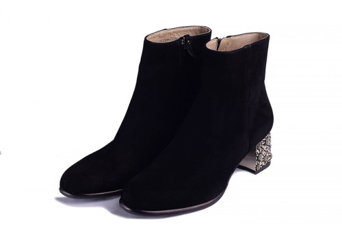 Nord Elite W35LW Black Suede Botki