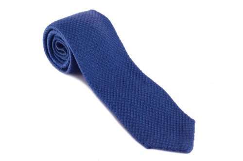 Krawat Wełniany Blue