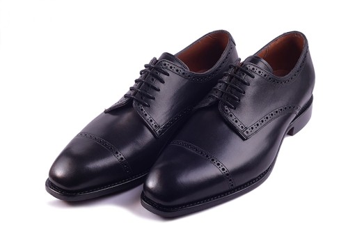 Goodyear Welted ,handmade, Barker, Sandringham, Black, Derby,