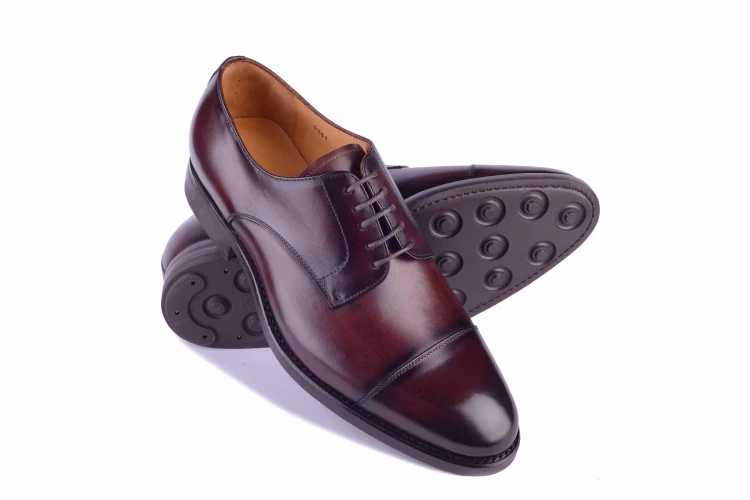 carlos santos derby brąz goodyear welted buty męskie