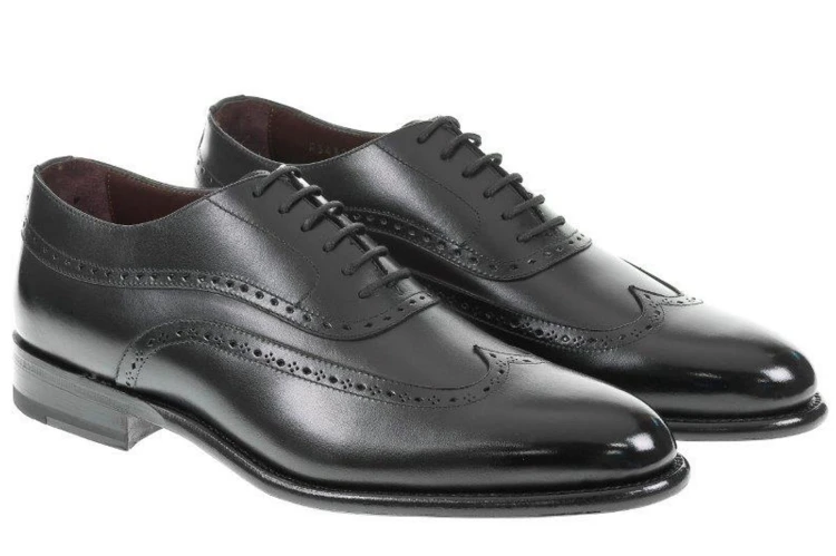 classic lace-up men black calf leather leather sole Borgioli Fratelli.jpg